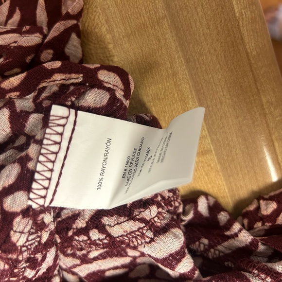 Daisy & Delilah cropped button up peasant top size small - Picture 5 of 6